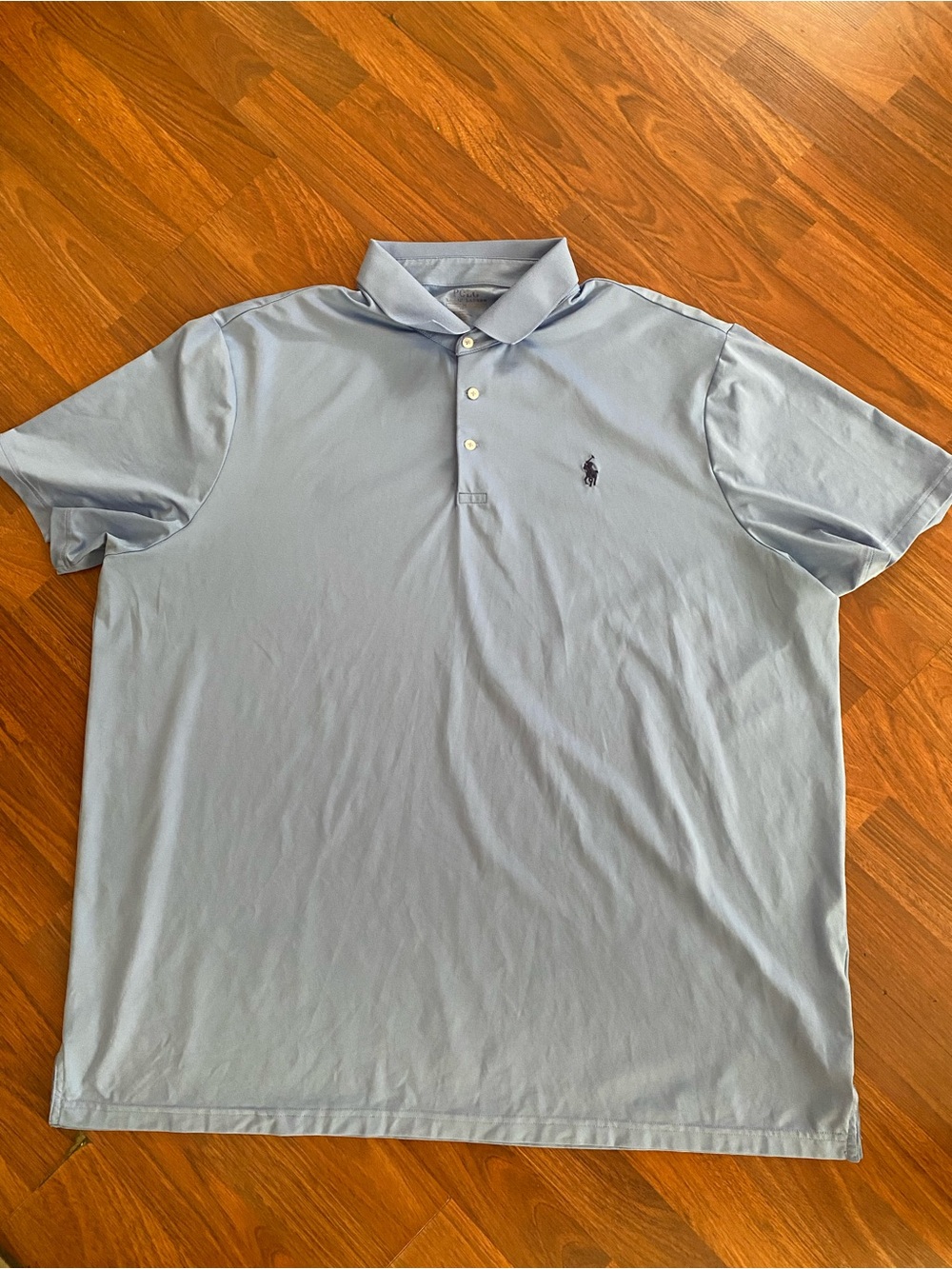 Polo by Ralph Lauren Sky Blue Polo Shirt with Embroidered Pony